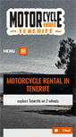 Mobile Screenshot of motorcyclehire-tenerife.com